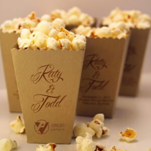 Kraft Popcorn Boxes