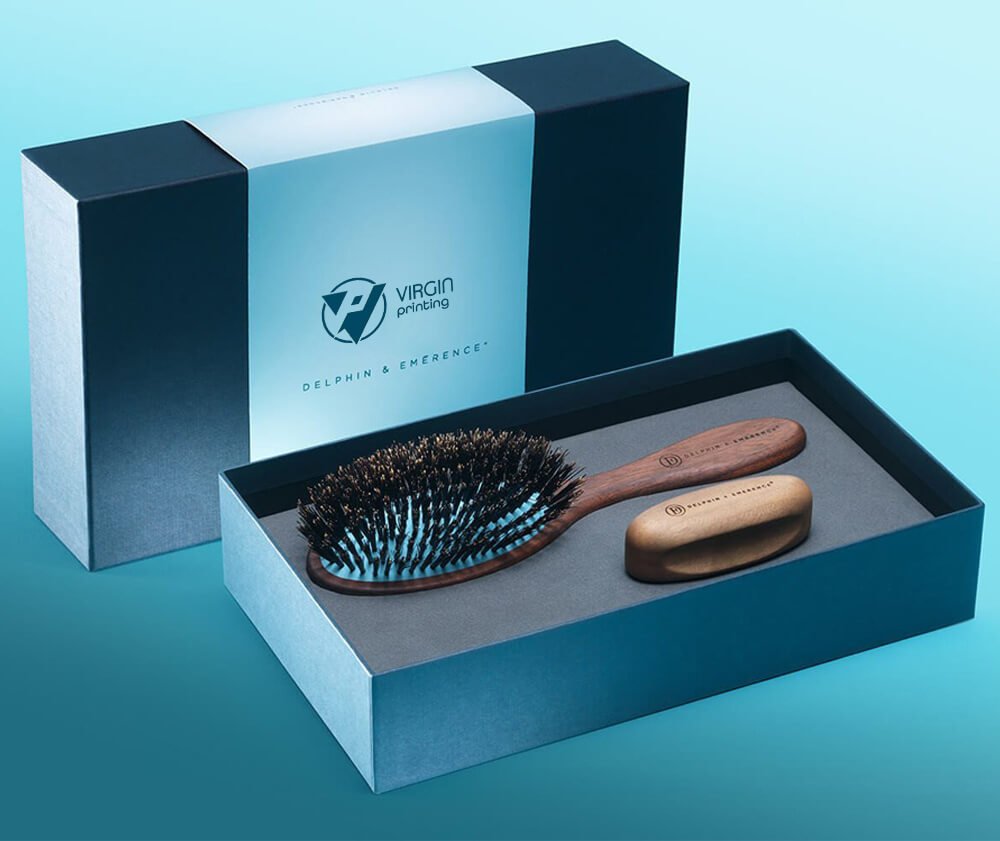 Custom Printed Hair Brush Boxes