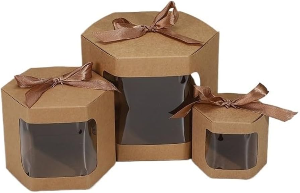 gift boxes with clear window