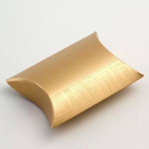gold pillow boxes