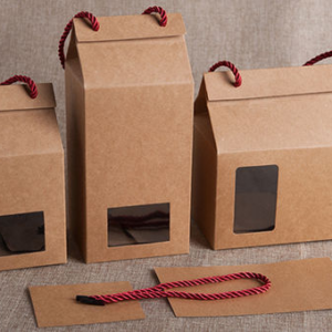 window kraft boxes