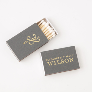 personalized match boxes