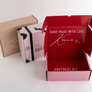 branded postage boxes