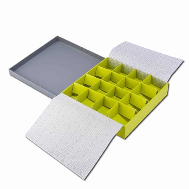 candy boxes with dividers