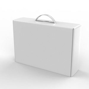 cardboard boxes with handles