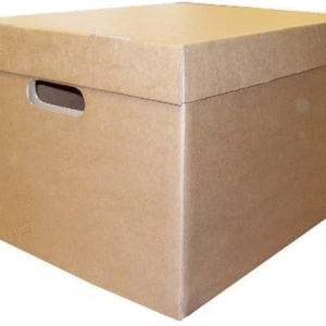 cardboard storage boxes with handles