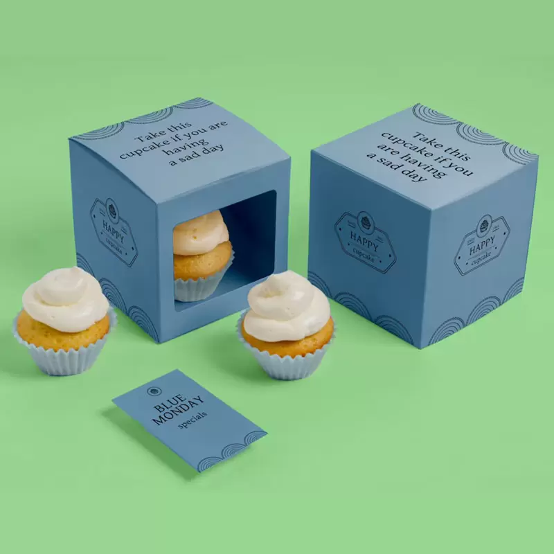 cupcake boxes with logo