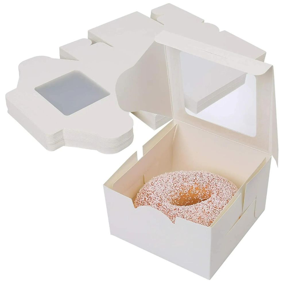donut boxes with window