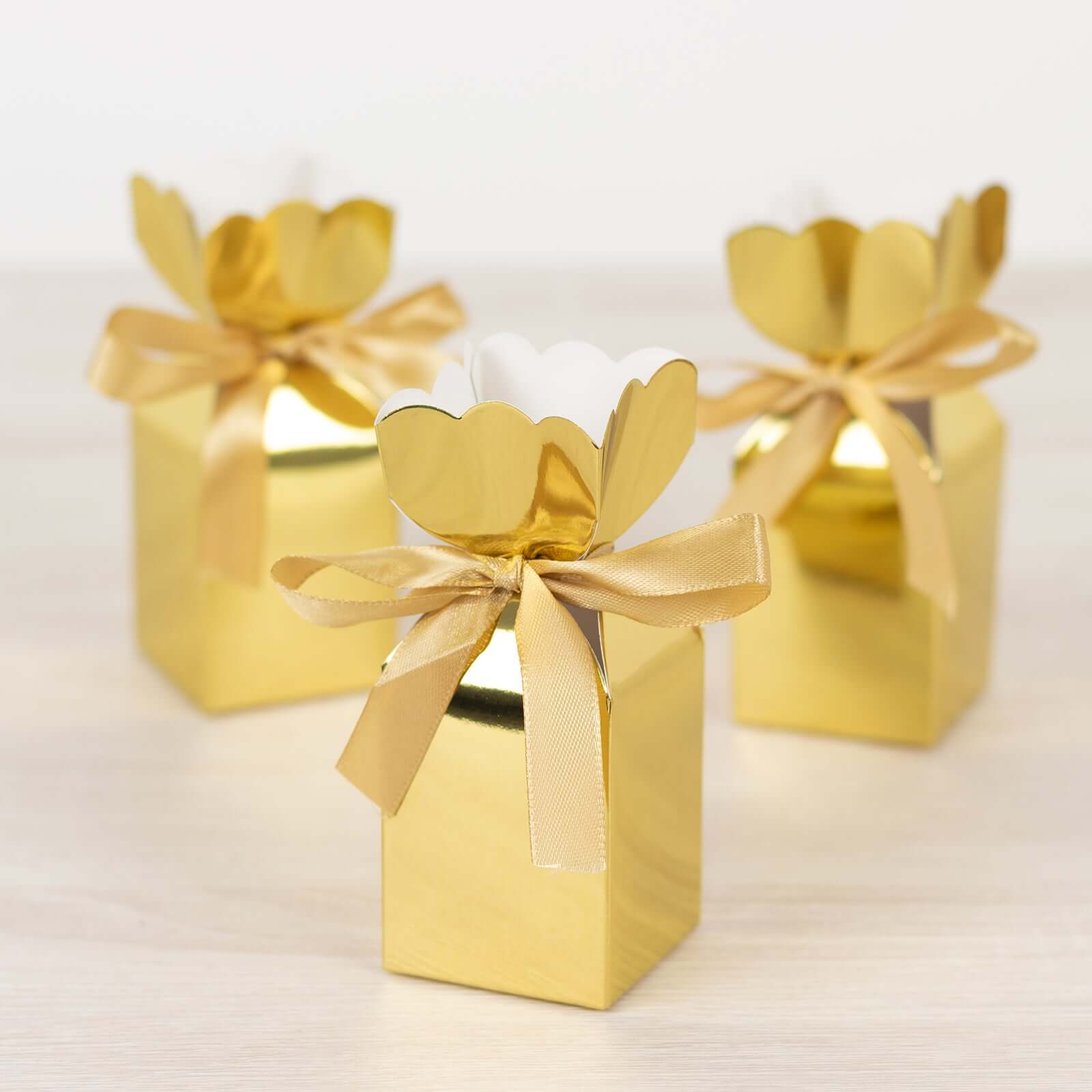 gold candy boxes