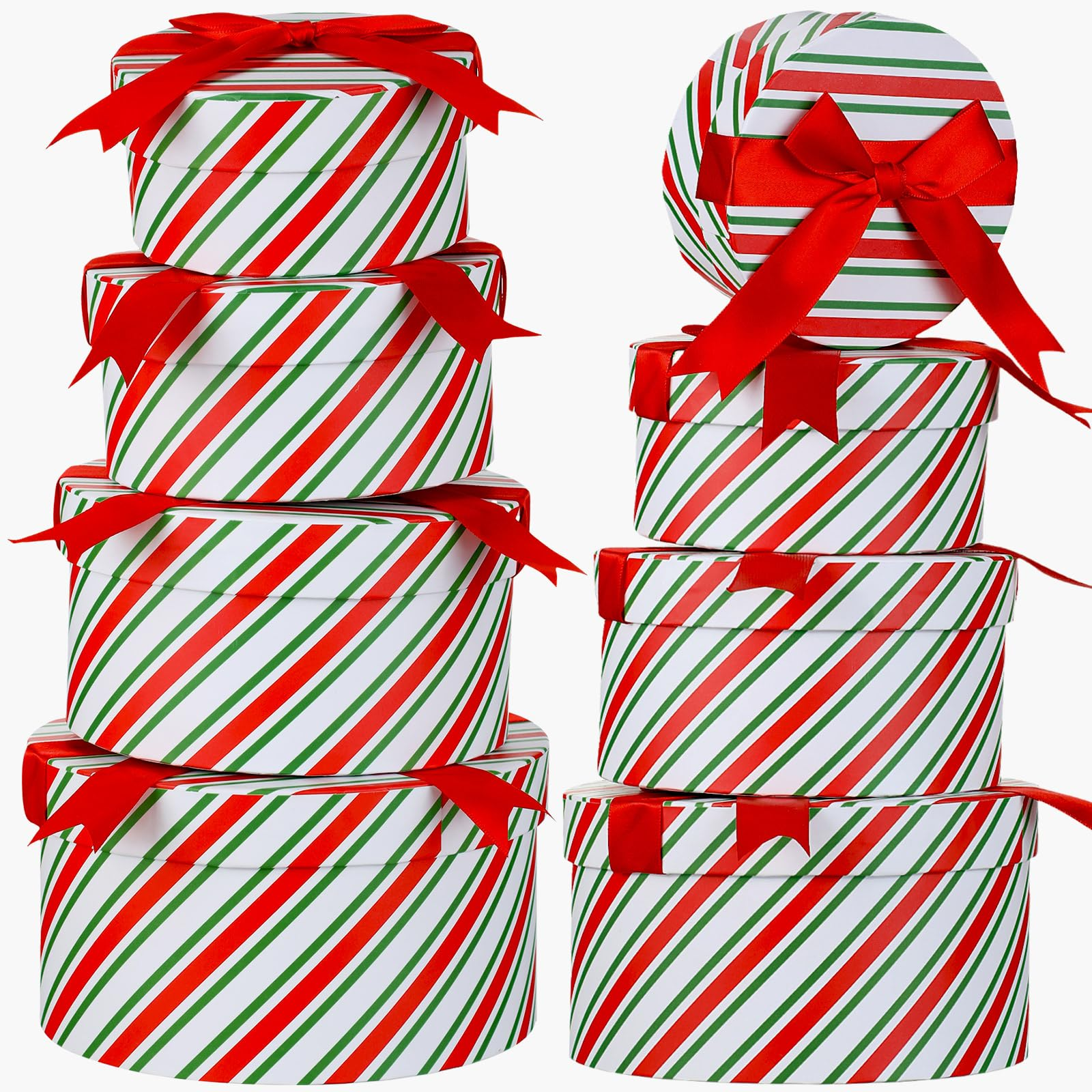 large round christmas boxes