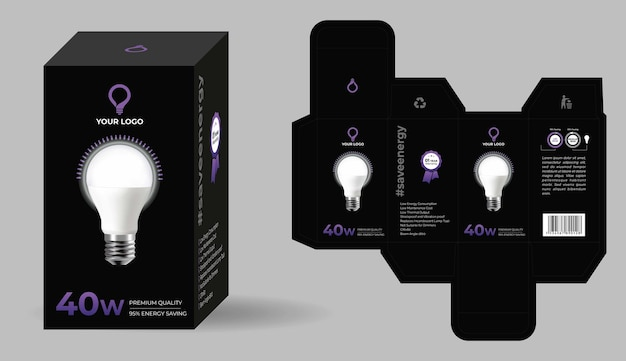 led bulb packaging box