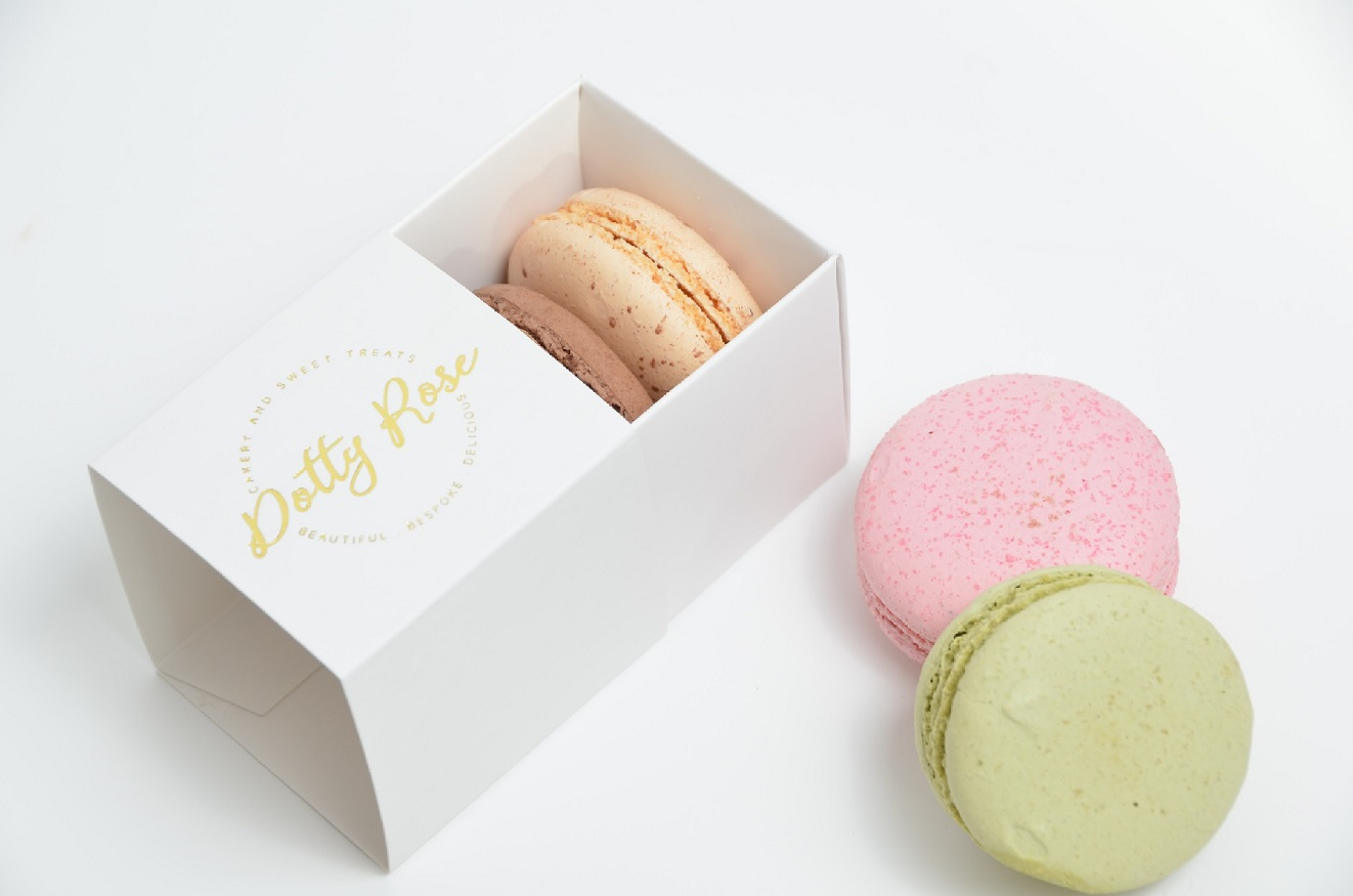 macaron favor boxes