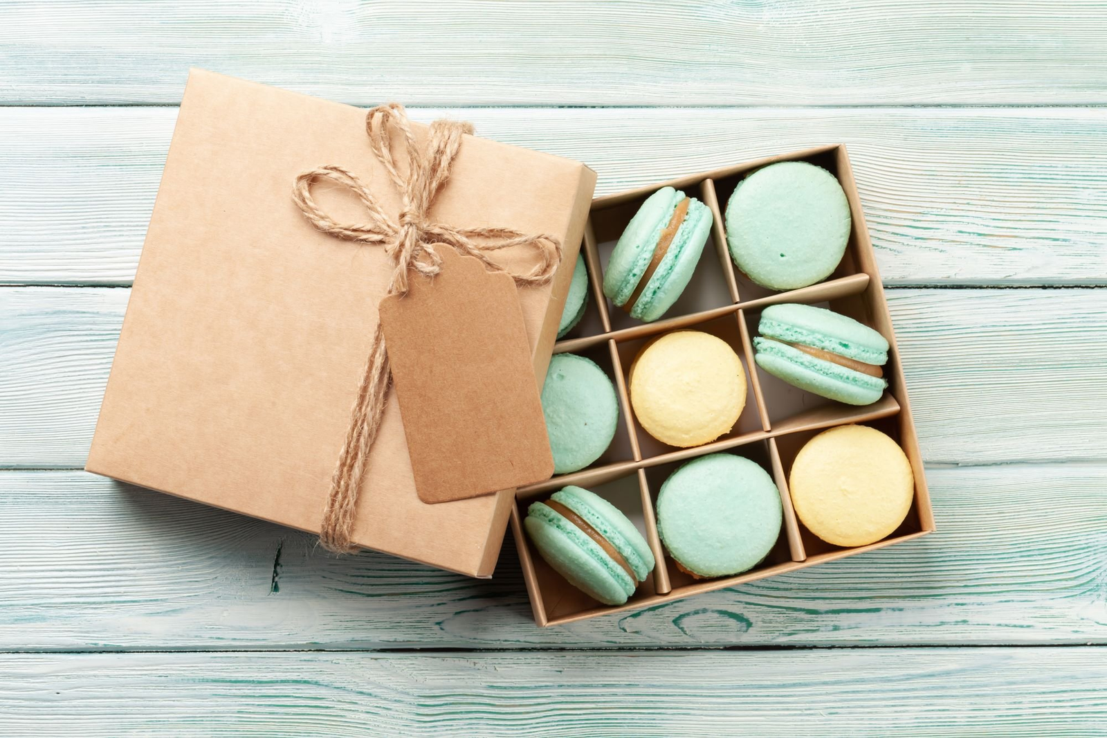 macaron treat boxes