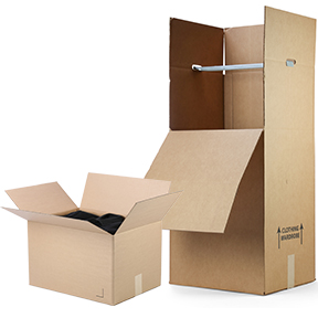 moving boxes with rods