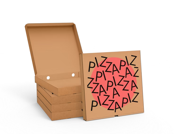pizza boxes with your logo