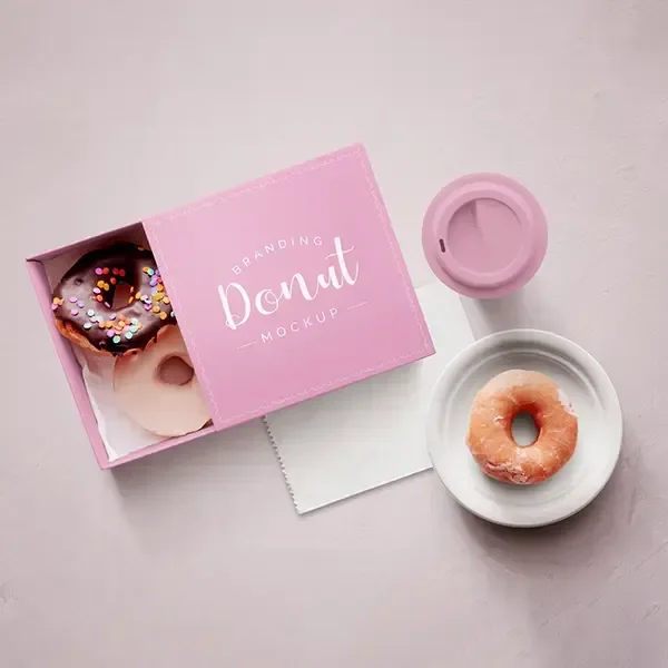 printed donut boxes