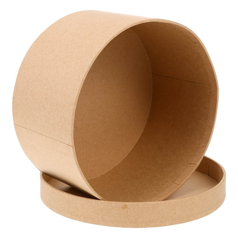 round craft boxes with lids