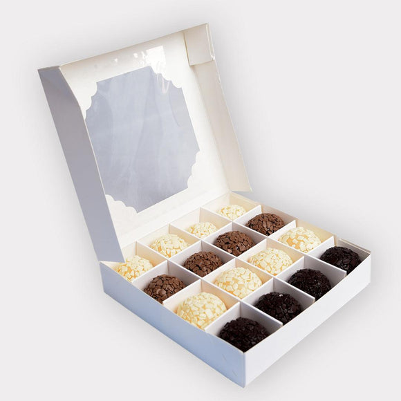 truffle boxes with dividers