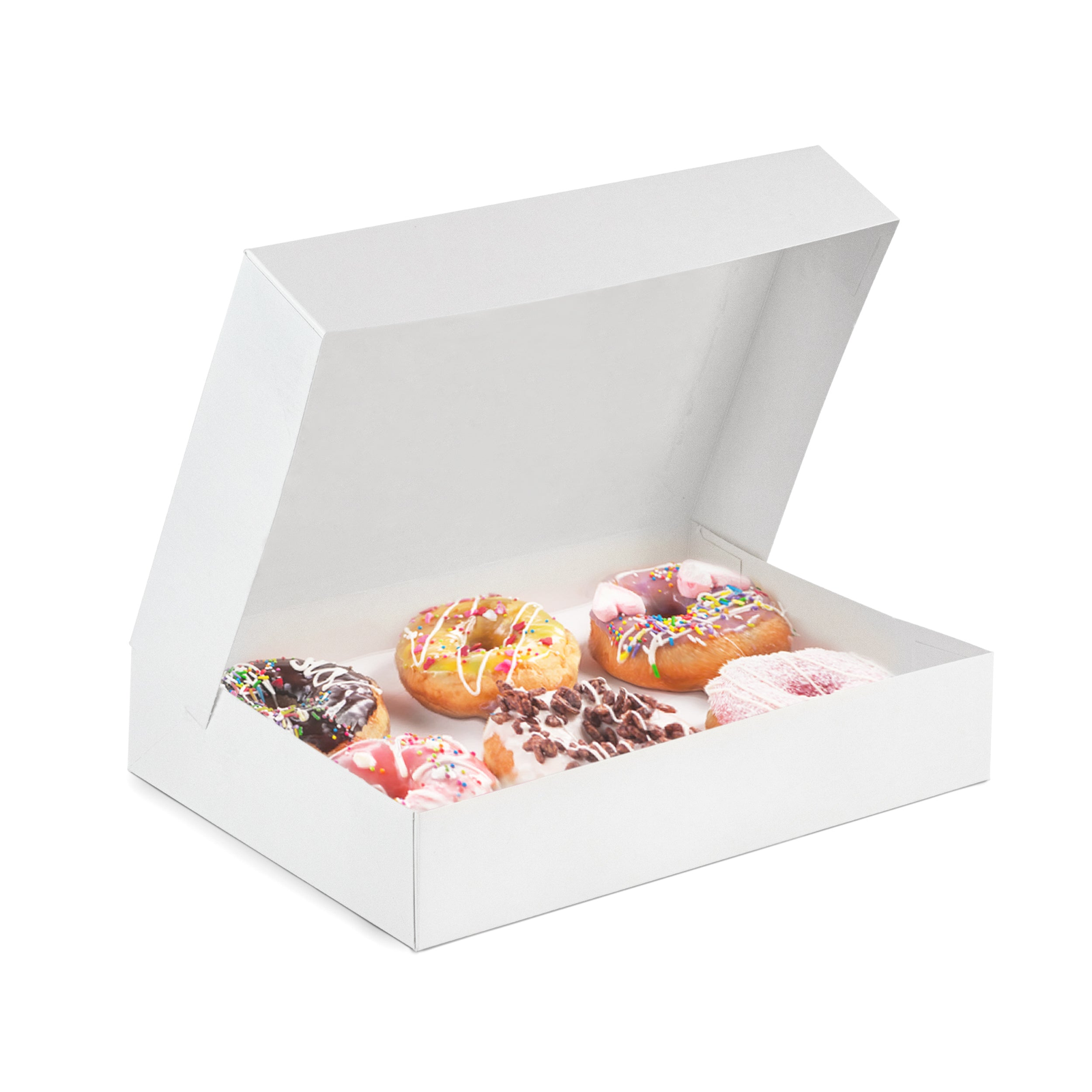 white donut boxes