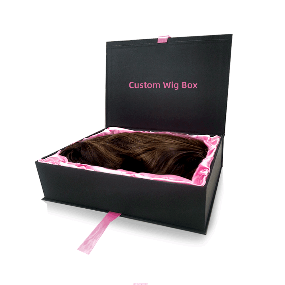 wig boxes with logo