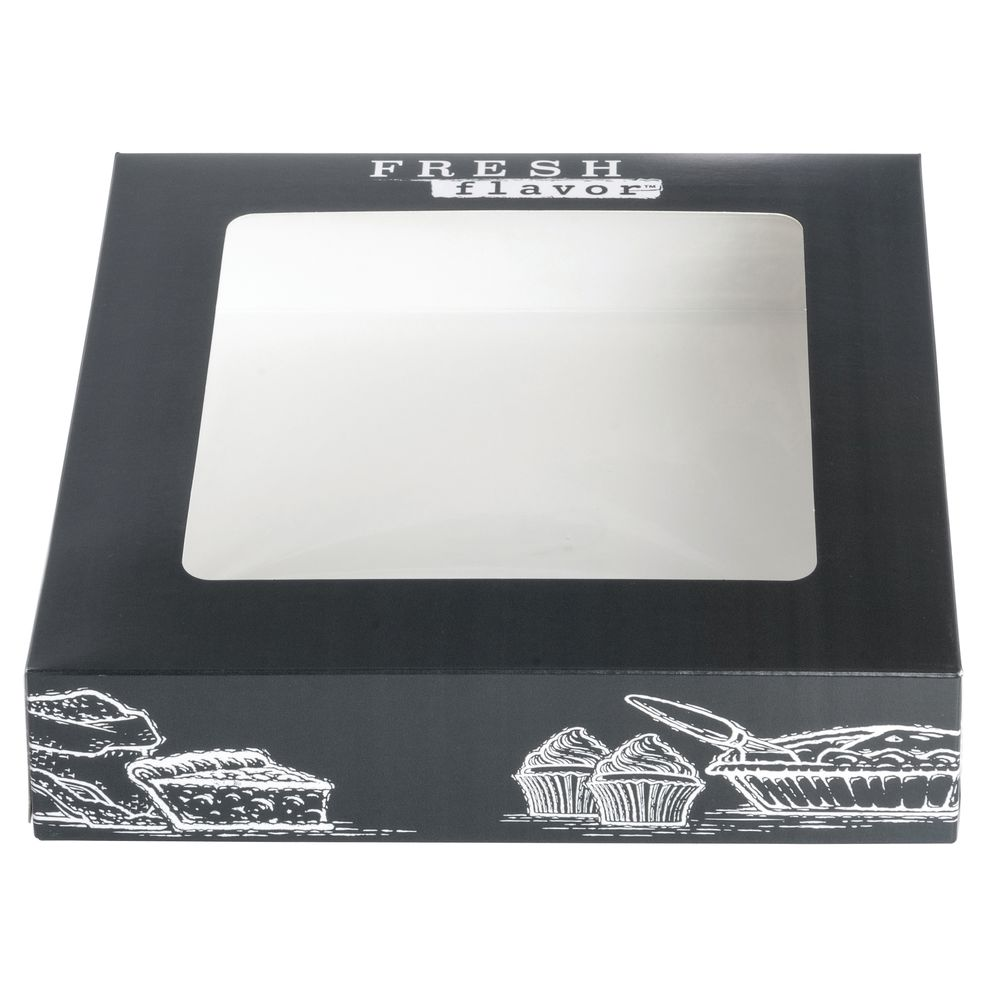 black pie boxes