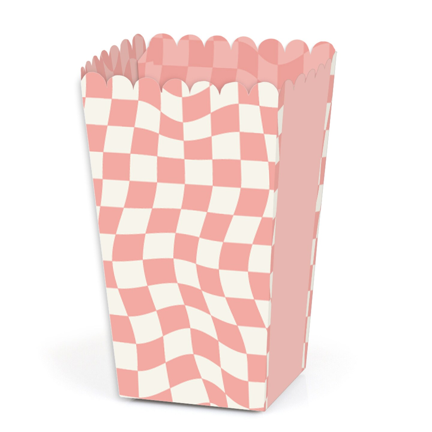 checkered popcorn boxes