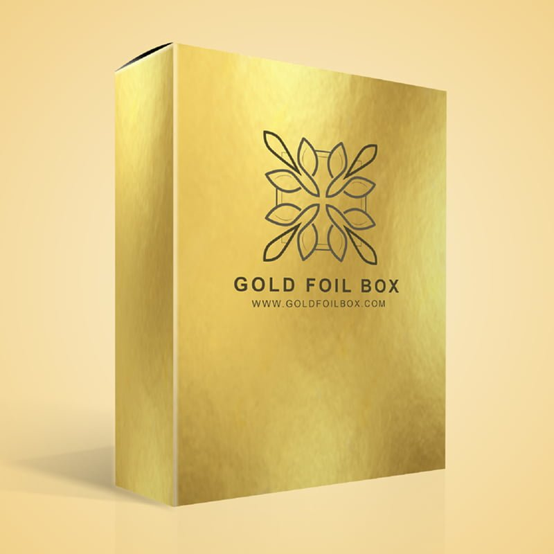 custom gold foil boxes