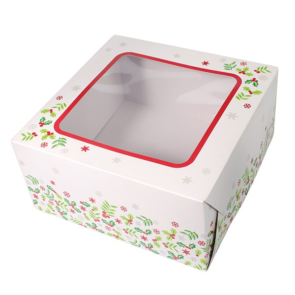 mince pie boxes with window