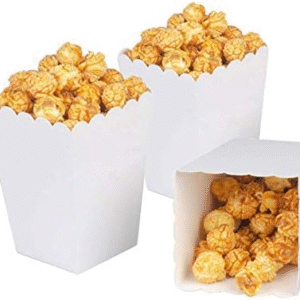 white popcorn boxes